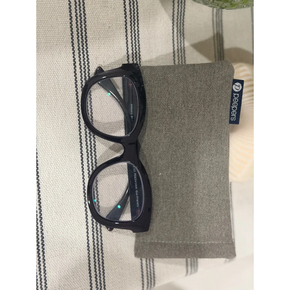 Peepers Center Stage Plum Purple Blue Light Reading Glasses +1.50 Eco-Friendly